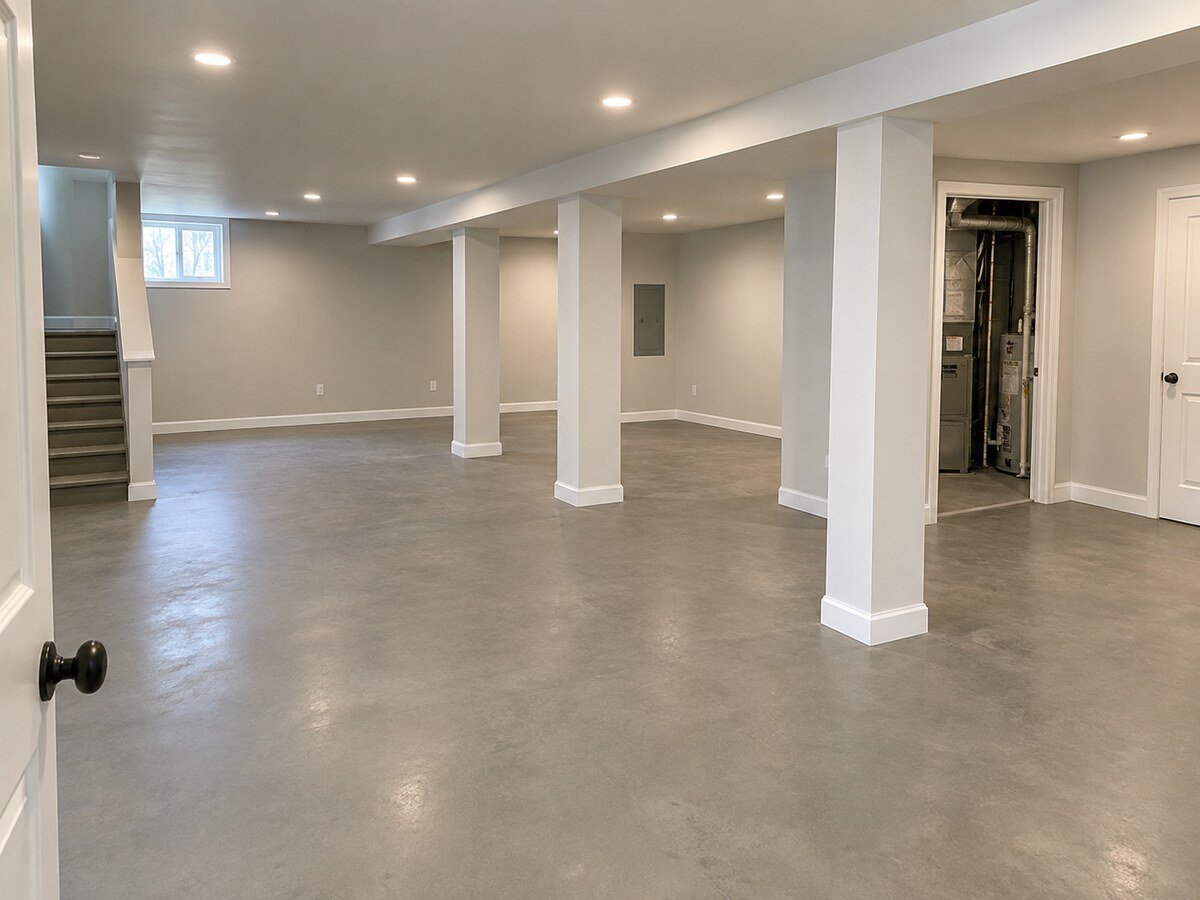 Basement Finishing work by Alliance General Construction in the Bronx, NY