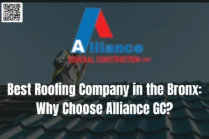 a roofing profession working on a roof project by Best Roofing Company in the Bronx