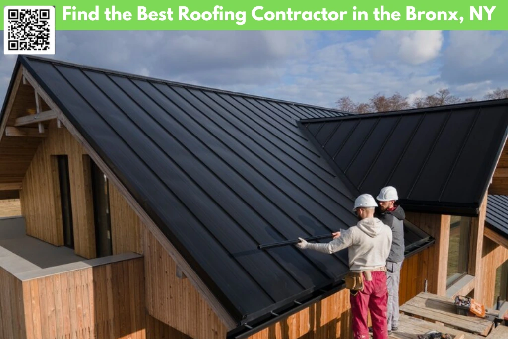 roofing professional are working a roofing project in the bronx ny by best roofing contractor in the bronx, ny Alliance General Construction Corp