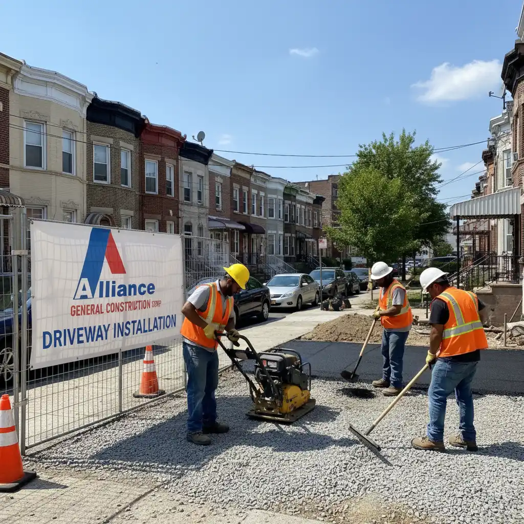 Driveway Installationβ