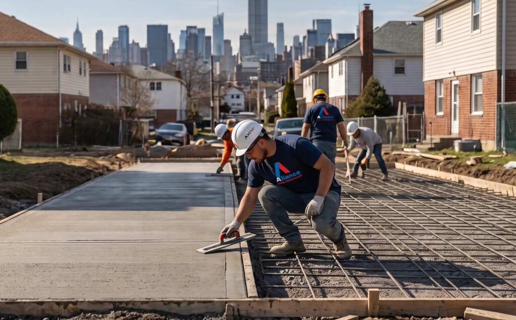 Alliance Team working on concrete project the right way