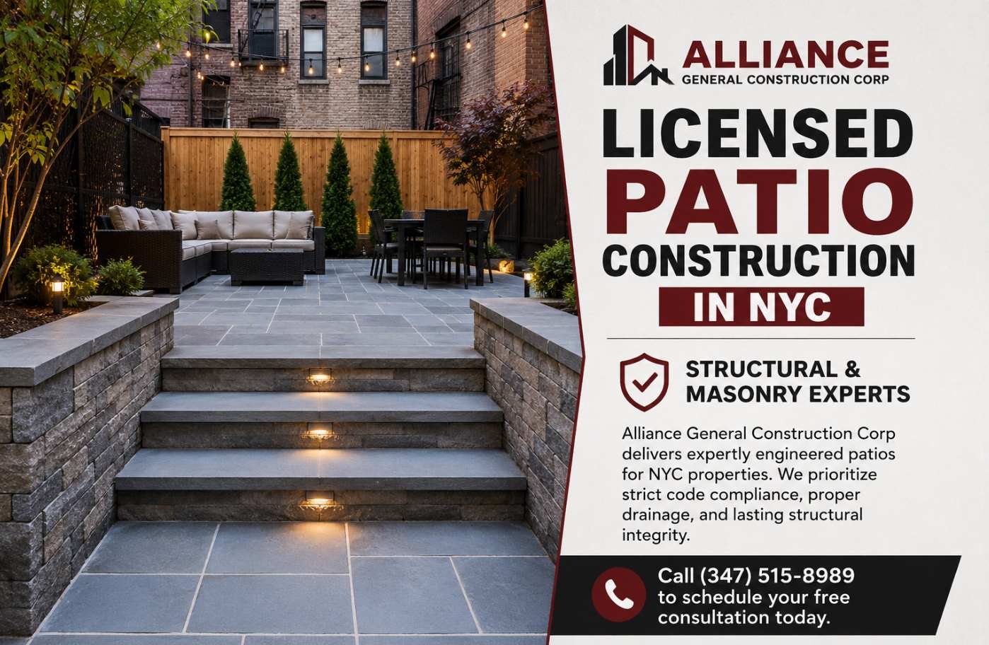 Why Choose us for Patio Construction?
